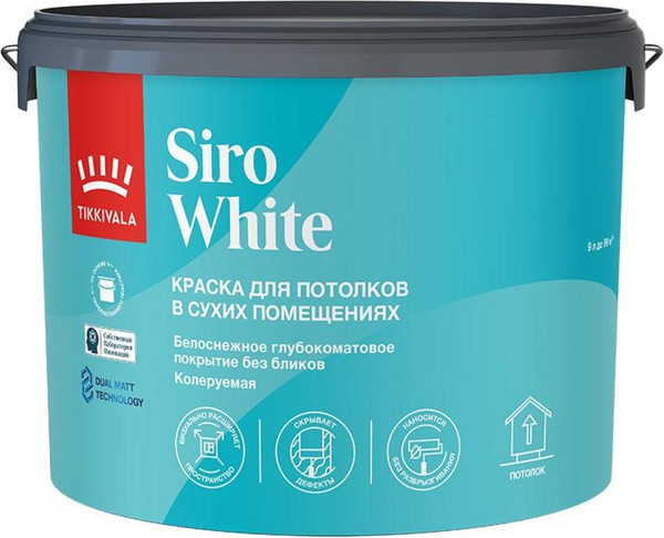Краска Tikkurila Siro White A - фото