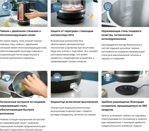 Электрочайник Philips HD9395/90