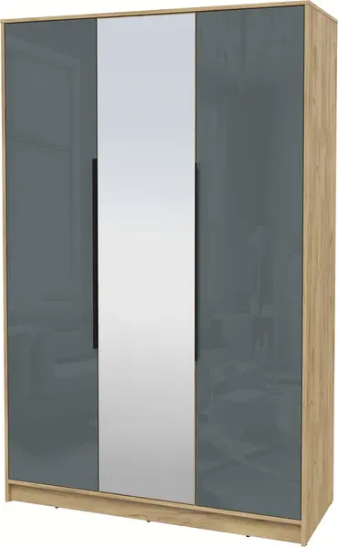 Шкаф Интерлиния Концепт КТ-Ш3з Глосс - фото