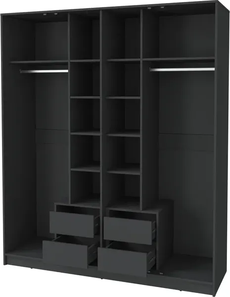 Шкаф Интерлиния Концепт КТ-Ш4 Глосс