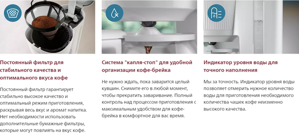 Капельная кофеварка Philips HD7411/00