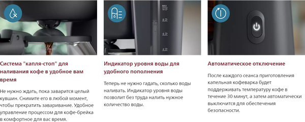 Капельная кофеварка Philips HD7430/90