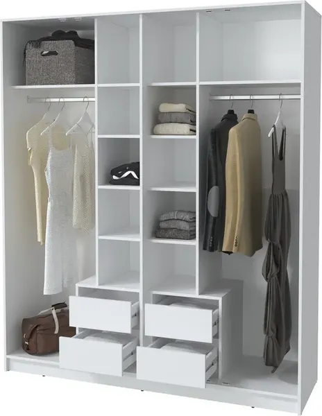 Шкаф Интерлиния Концепт КТ-Ш4 Глосс