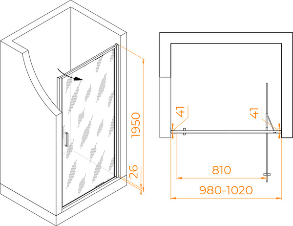 Душевая дверь RGW SV-05 / 70320510-31