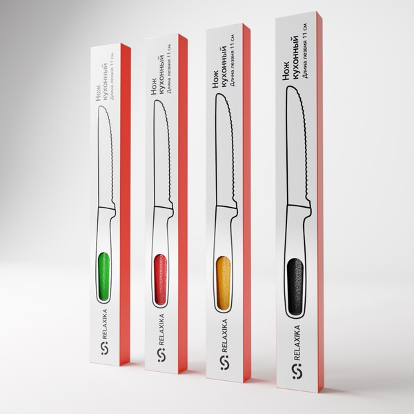 Нож Relaxika Серрейтор 11см / 32524