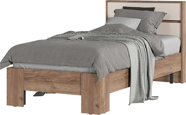 Односпальная кровать Стендмебель Хелен КР 01 90х200 - фото