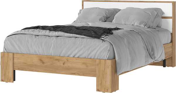 Полуторная кровать Стендмебель Хелен КР 02 140х200 - фото