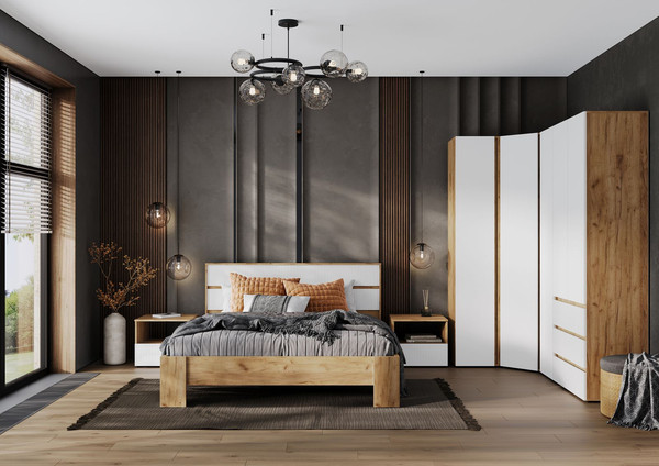 Двуспальная кровать Стендмебель Хелен КР 03 160х200