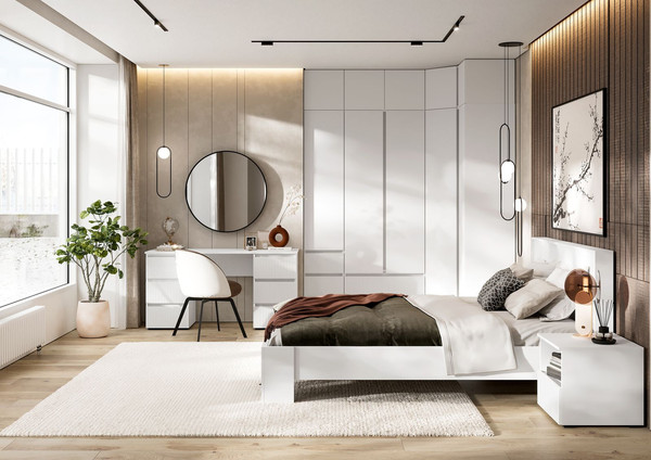 Двуспальная кровать Стендмебель Хелен КР 03 160х200