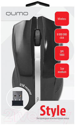 Мышь Qumo Office M15 Style