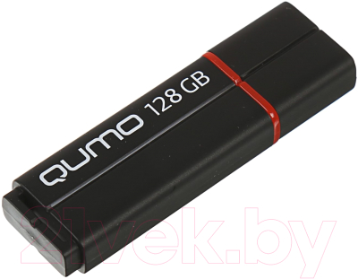 Usb flash накопитель Qumo Speedster 128GB 3.0 Black / QM128GUD3-SP - фото