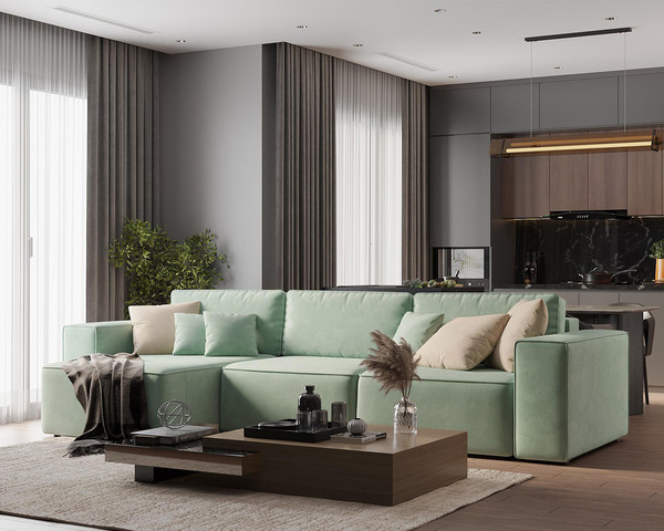 Диван угловой Mebel-Ars Фессалия левый угол