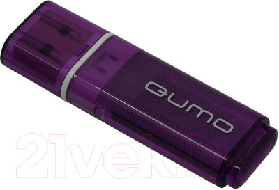 Usb flash накопитель Qumo Optiva 01 64GB 2.0 Violet / QM64GUD-OP1 - фото