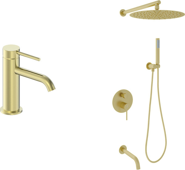 Душевая система со смесителем Oliveeka OL-88939017+88139017-BG