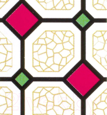 Пленка самоклеящаяся Color Dekor Витражная 9035 - фото