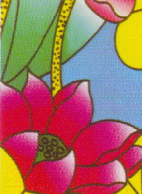 Пленка самоклеящаяся Color Dekor Витражная 9015 - фото