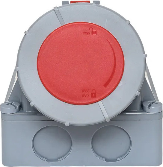 Розетка силовая КС YHT 1452 3Р+РЕ+N 125А 380В IP67 / 74508 - фото
