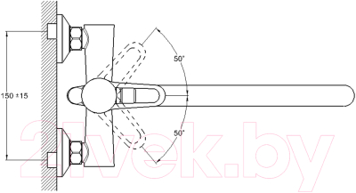 Смеситель G.Lauf NUD7-A045KH
