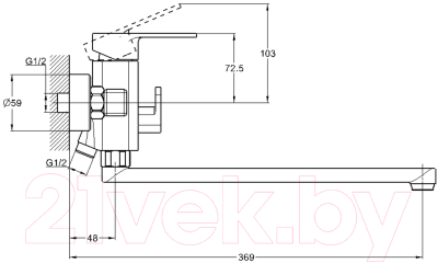 Смеситель G.Lauf NEB7-A123