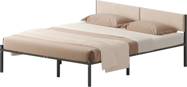 Двуспальная кровать Домаклево Лофт 180х200 с универсальной спинкой - фото