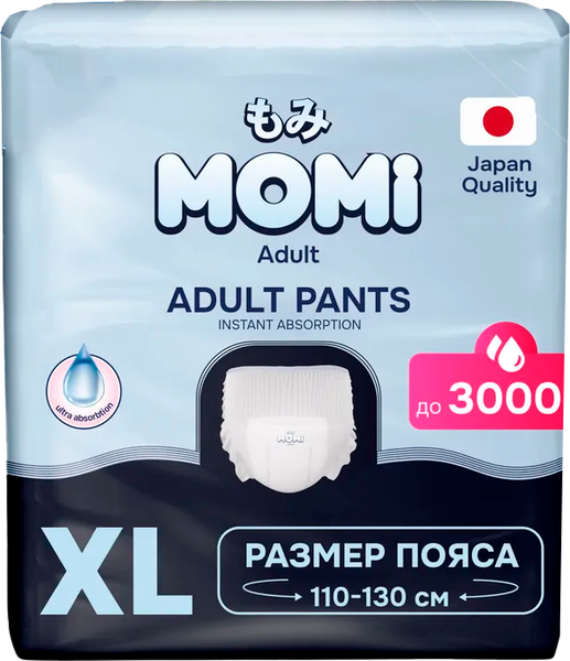 Трусы впитывающие для взрослых Momi Adult