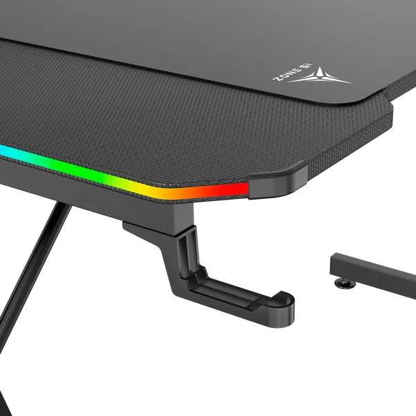 Геймерский стол Zone 51 Trine 140 RGB / Z51-T4R-BK