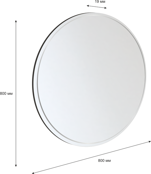 Зеркало Black Red White Domenica Lus