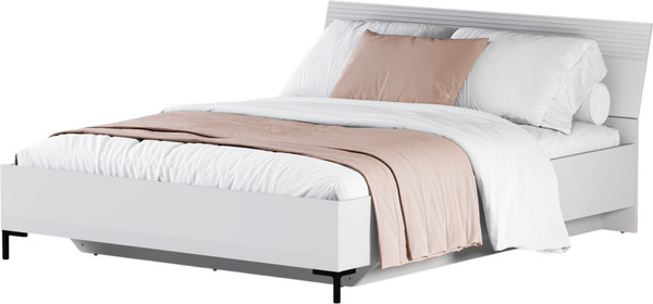 Двуспальная кровать Black Red White Domenica LOZ160х200 с ПМ - фото