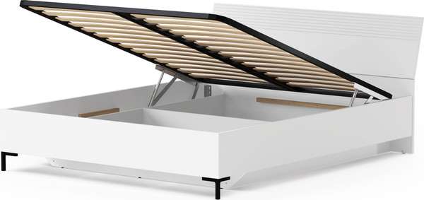 Двуспальная кровать Black Red White Domenica LOZ160х200 с ПМ