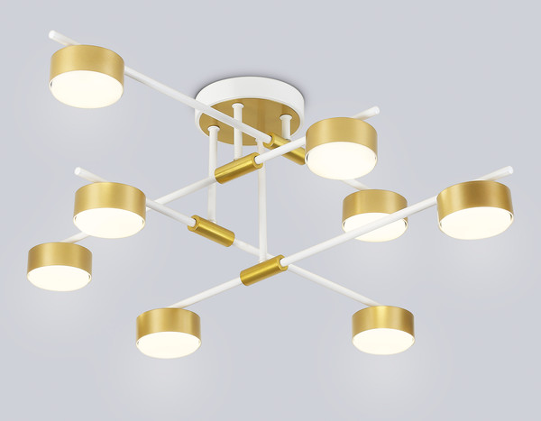 Потолочный светильник Ambrella FL51751/8 WH/GD