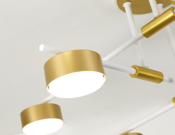 Потолочный светильник Ambrella FL51751/8 WH/GD