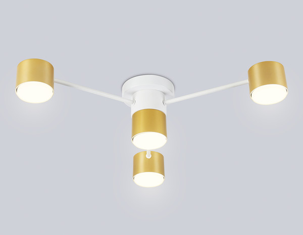 Потолочный светильник Ambrella FL51720/4 WH/GD