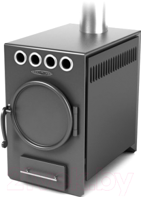 Печь отопительная ТМФ Нормаль 2 Турбо (антрацит, ТВ) - фото