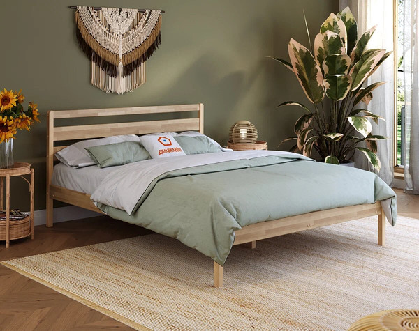 Двуспальная кровать Домаклево Лето 160x190+В3