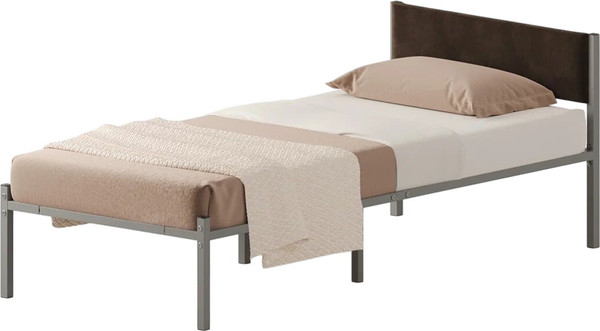 Односпальная кровать Домаклево Лофт 80х190 с универсальной спинкой - фото