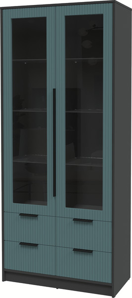 Шкаф с витриной Интерлиния Концепт Лайн КТ-ШВ2 - фото