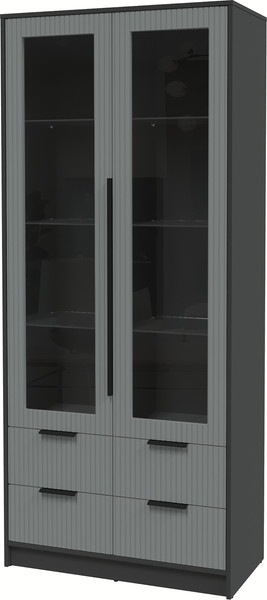 Шкаф с витриной Интерлиния Концепт Лайн КТ-ШВ2 - фото