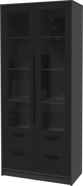 Шкаф с витриной Интерлиния Концепт Лайн КТ-ШВ2 - фото