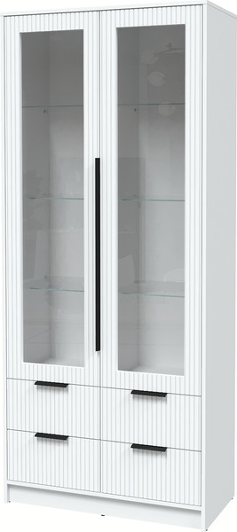 Шкаф с витриной Интерлиния Концепт Лайн КТ-ШВ2 - фото