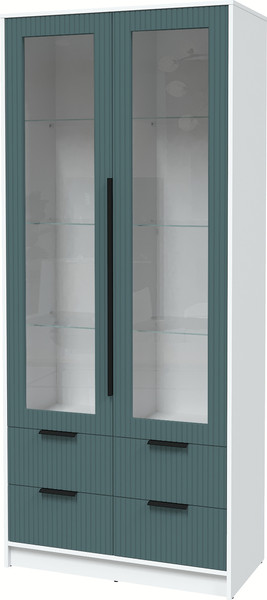 Шкаф с витриной Интерлиния Концепт Лайн КТ-ШВ2 - фото