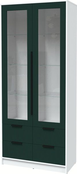 Шкаф с витриной Интерлиния Концепт Лайн КТ-ШВ2 - фото