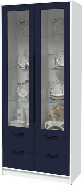 Шкаф с витриной Интерлиния Концепт Лайн КТ-ШВ2