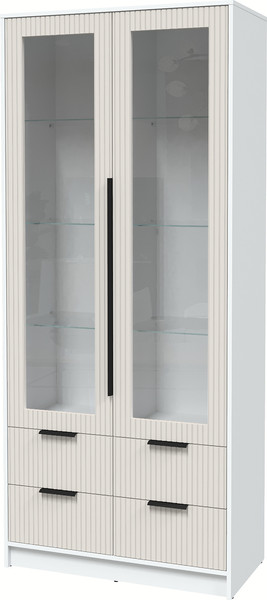 Шкаф с витриной Интерлиния Концепт Лайн КТ-ШВ2 - фото