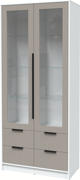 Шкаф с витриной Интерлиния Концепт Лайн КТ-ШВ2 - фото