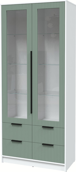 Шкаф с витриной Интерлиния Концепт Лайн КТ-ШВ2 - фото