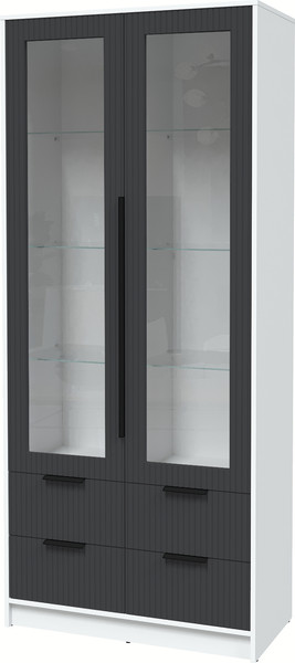 Шкаф с витриной Интерлиния Концепт Лайн КТ-ШВ2 - фото