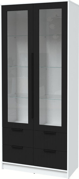 Шкаф с витриной Интерлиния Концепт Лайн КТ-ШВ2 - фото