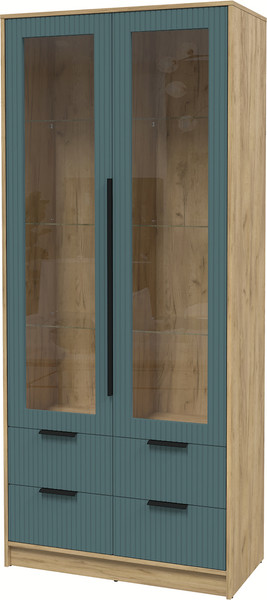 Шкаф с витриной Интерлиния Концепт Лайн КТ-ШВ2 - фото