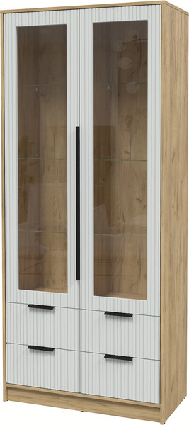 Шкаф с витриной Интерлиния Концепт Лайн КТ-ШВ2 - фото