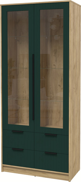 Шкаф с витриной Интерлиния Концепт Лайн КТ-ШВ2 - фото